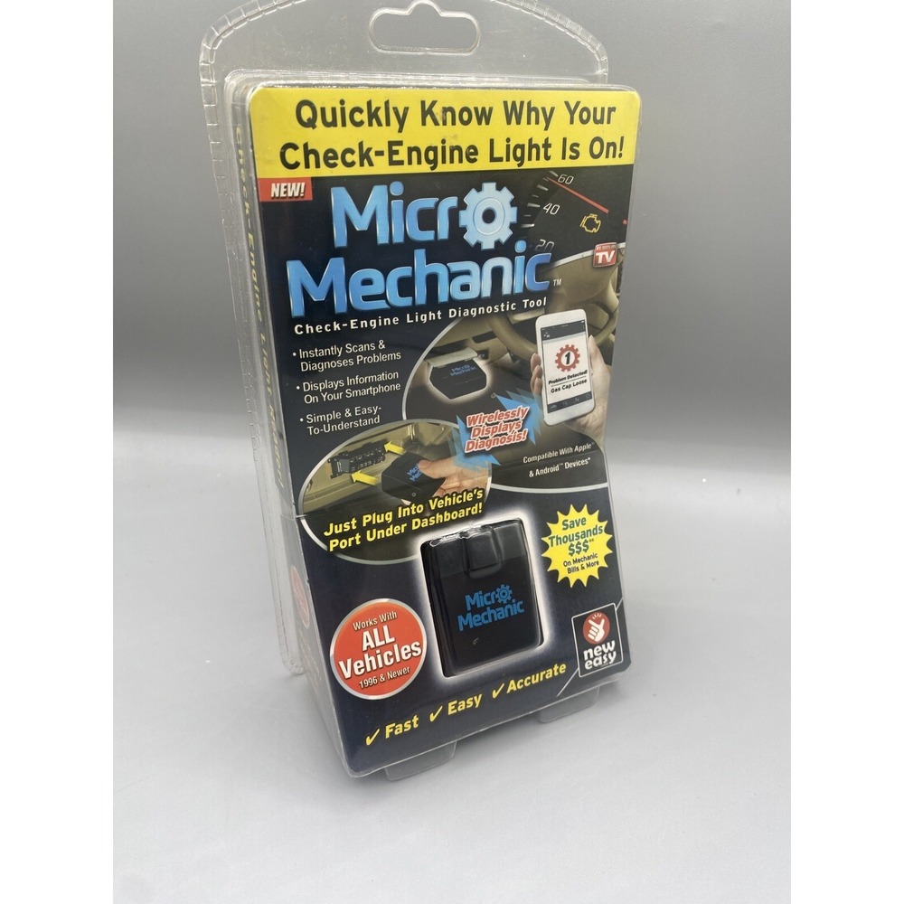 Micro Mechanic Auto Car Check Engine Light Diagnostic Tool As Seen On TV